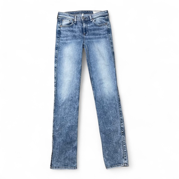 rag & bone Denim - Rag & Bone Cate Mid-Rise Flare Light Wash Jeans Size 26